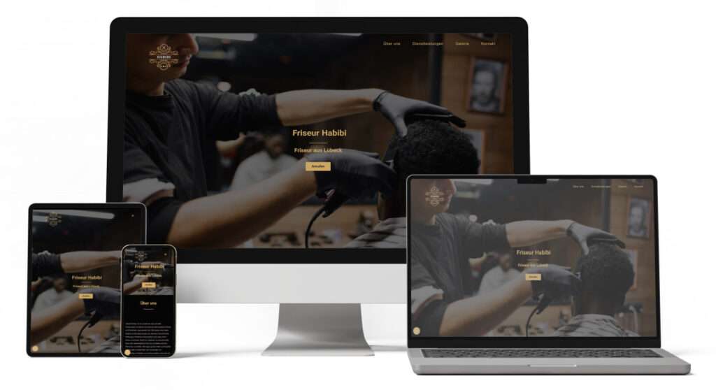 Webdesign München Northbay - MockUp - Friseur Habibi