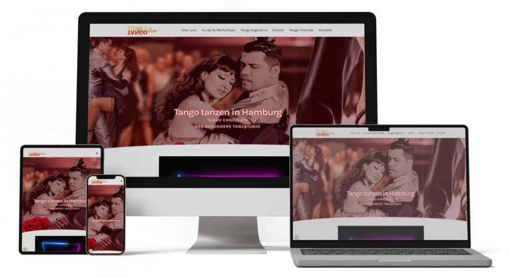 webdesign münchen Northbay - MockUp - Tango Chocolate