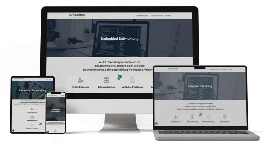 webdesign münchen Northbay - RD Elektonik www.rd-elektronik.de Design MockUp_Roman_Dietrich_Elektronik