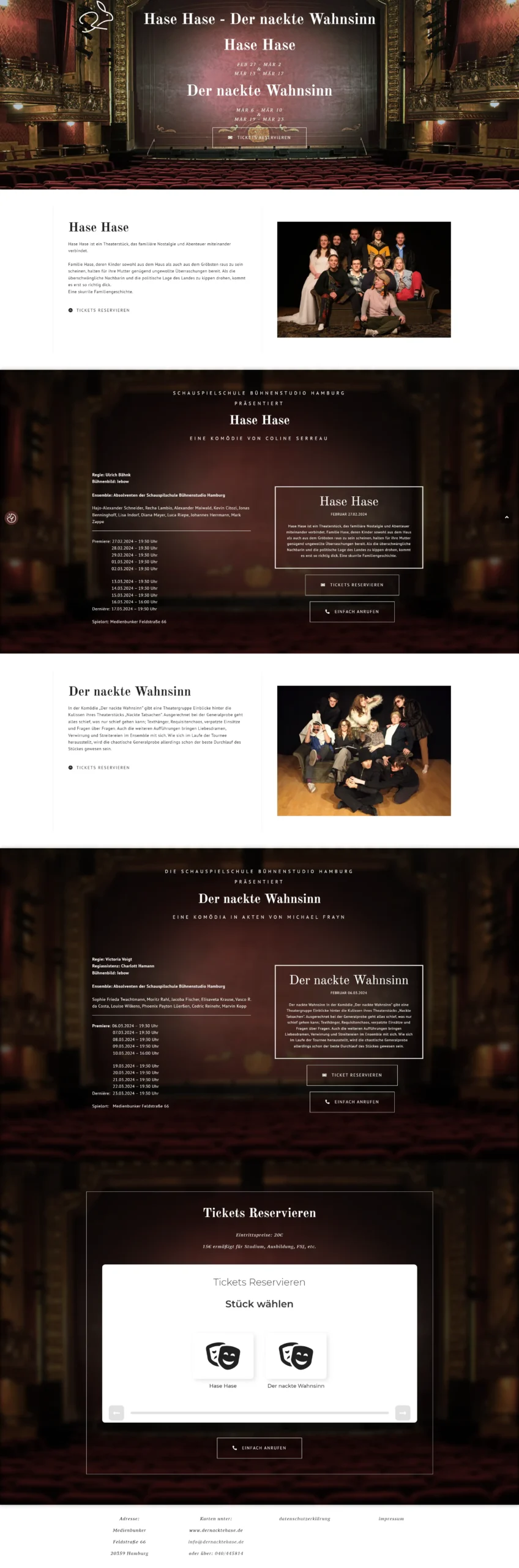 webdesign münchen Northbay - Theater Bild Design dernacktehase.de