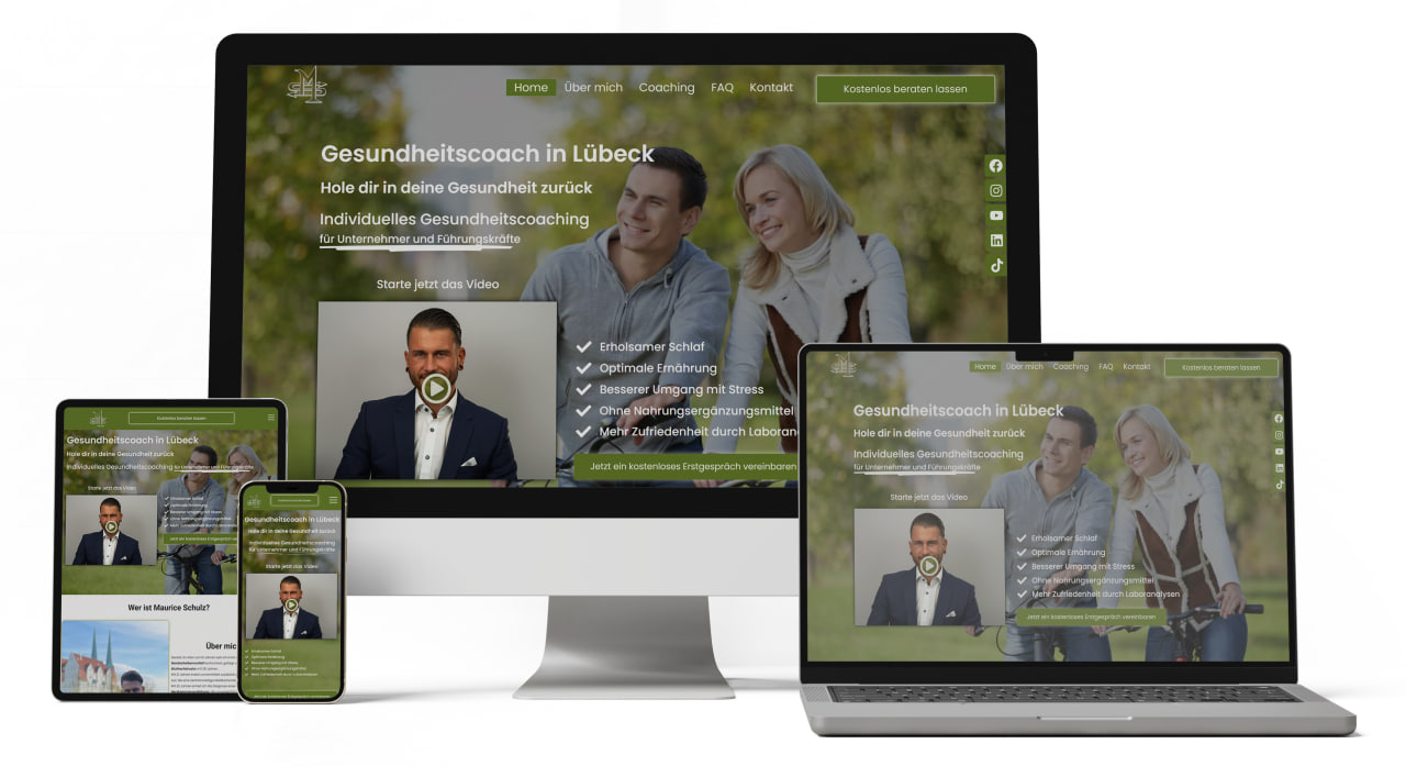 WEBDESIGN MÜNCHEN Mehr Performance Gesundheitscoach