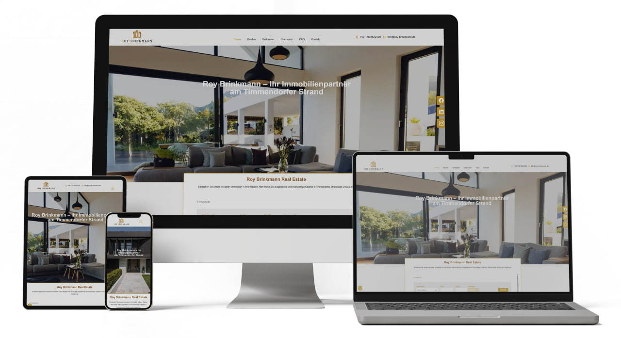 WEBDESIGN MÜNCHEN Roy Brinkmann Immobilienmakler