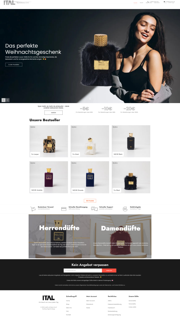 webdesign münchen italparfum_webseite