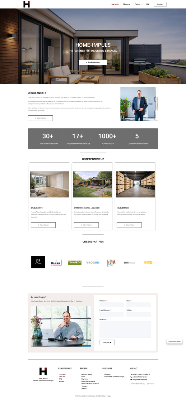 Webdesign SEO Agentur München Northbay Digital & Design Webseite Home Impuls