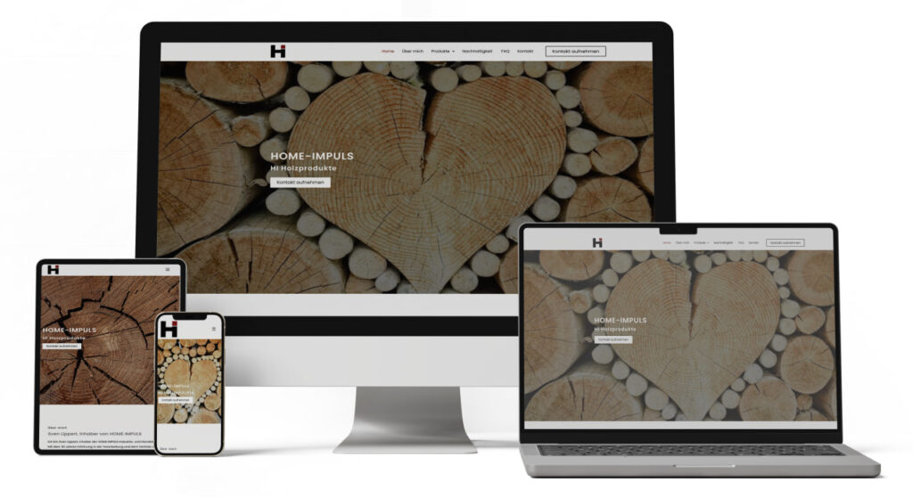 Webdesign SEO Agentur München Northbay Digital & Design Webseite Home Impuls Holzprodukte
