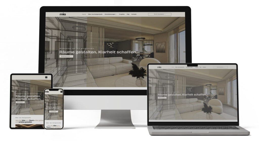 Webdesign SEO Agentur München Northbay Digital & Design Webseite Mia Designstudio