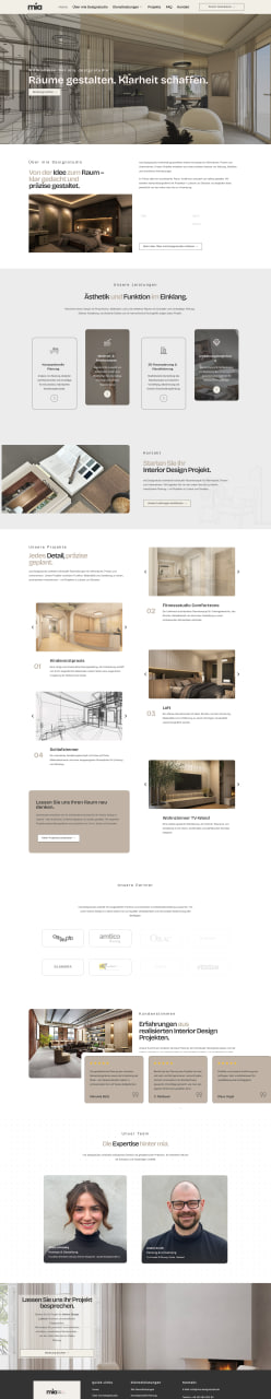 Webdesign SEO Agentur München Northbay Digital & Design Webseite Mia Designstudio