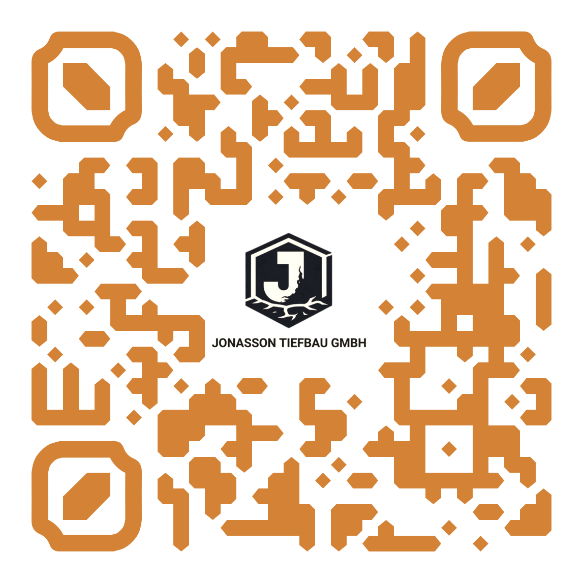 Webdesign SEO Agentur München Northbay Digital & Design Webseite Tiefbau Jonasson QR Code